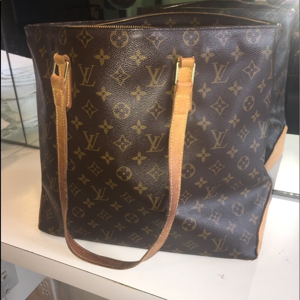 Authentic Louis Vuitton Monogram Cabas Piano  Bag